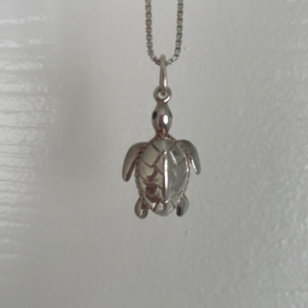 Sterling silver 925 Turtle necklace